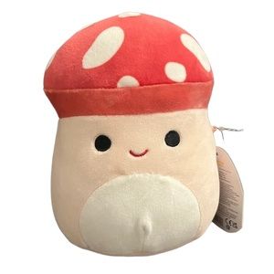 Malcolm the mushroom Squishmallow 7 inch fuzzy top